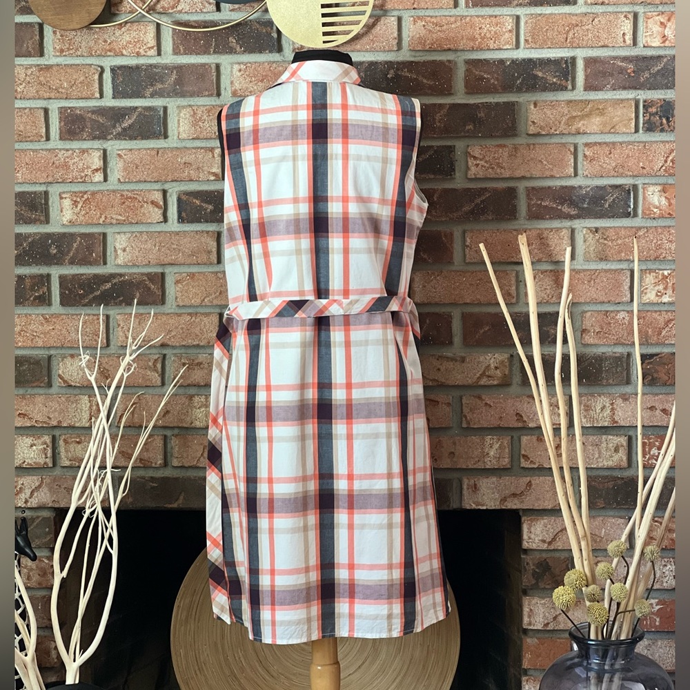 Tommy Hilfiger Plaid Sleeveless Dress - Picture 2 of 4